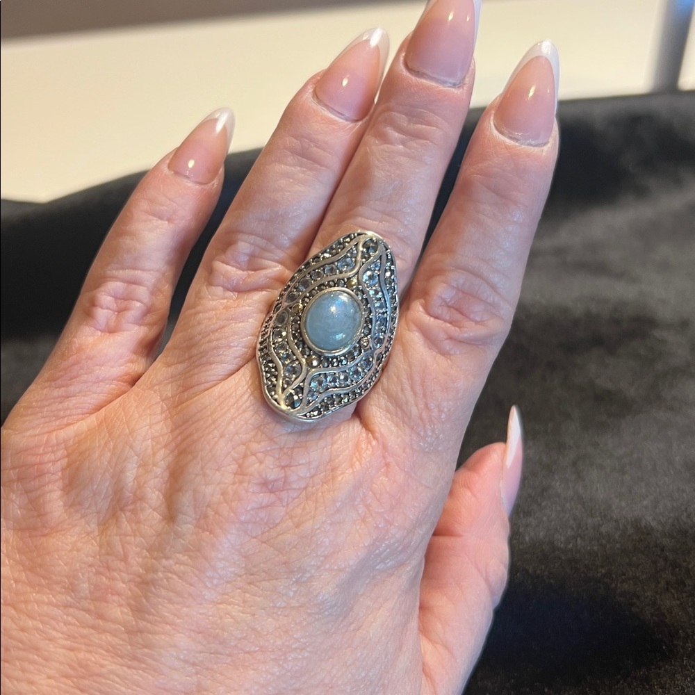 Stunning Silver Statement Ring - image 5